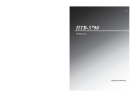 Yamaha HTR-5790 - Owners Manual 